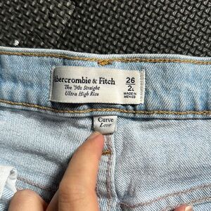 Abercrombie & Fitch High Rise Blue Jeans